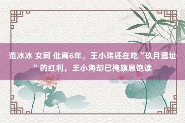 范冰冰 女同 仳离6年，王小玮还在吃“玖月遗址”的红利，王小海却已掩旗息饱读