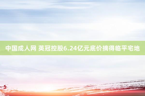 中国成人网 英冠控股6.24亿元底价摘得临平宅地