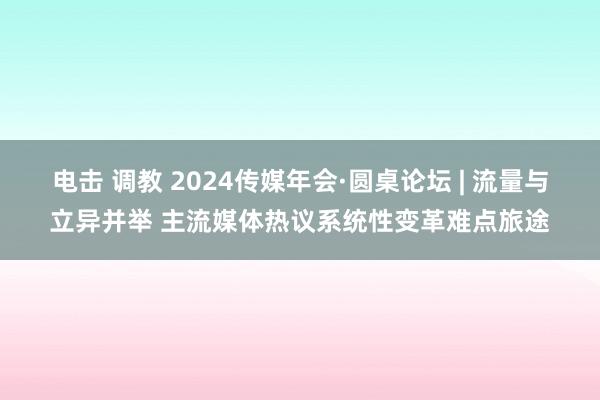 电击 调教 2024传媒年会·圆桌论坛 | 流量与立异并举 主流媒体热议系统性变革难点旅途