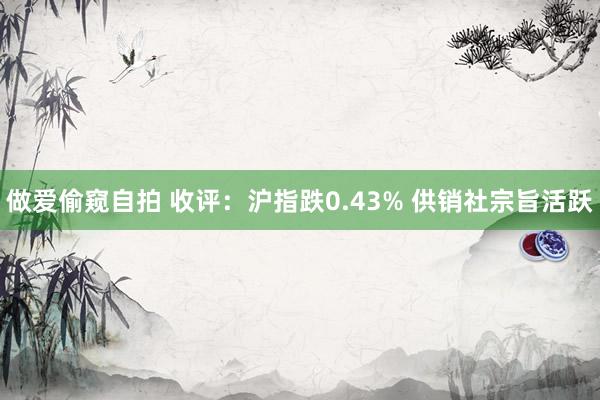 做爱偷窥自拍 收评：沪指跌0.43% 供销社宗旨活跃